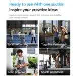 TELESIN Magnetic Base With 1/4 Inch Interface for DJI Pocket 3 / Insta360 Camera & Smart Phones - Image 8