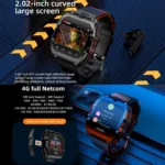LOKMAT Appllp 3 Max 2.02-Inch Plug Card 4G Call Waterproof Sport Smart Watch With SOS - Image 7