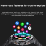 K62 1.43 Inch Waterproof Bluetooth Call Weather Music Smart Sports Watch - Image 17