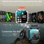K57 Pro 1.96 Inch Bluetooth Call Music Weather Display Waterproof Smart Watch - Image 11