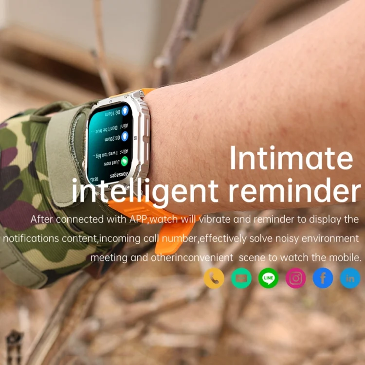 TBD06044088_B12.webp K57 Pro 1.96 Inch Bluetooth Call Music Weather Display Waterproof Smart Watch - Image 13