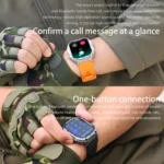 K57 Pro 1.96 Inch Bluetooth Call Music Weather Display Waterproof Smart Watch - Image 9