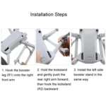 For DJI Mini 3 / Mini 3 Pro 1pair Height Increase Kickstand Landing Gear Propeller Protective Cover - Image 7