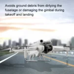 For DJI Mini 4 Pro Landing Gear Base Gimbal Protector Folding Booster Kickstand - Image 4