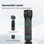 For DJI OSMO POCKET 3 BRDRC Waterproof Storage Box Protective Shell  With Lanyard - Image 5