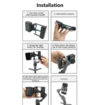 Universal Phone Gimbal to Sports Camera Adapter For DJI OSMO 6 / 5 / 4 / 3 to Gopro DJI Action 4 - Image 9