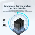 For DJI Osmo Action 4 / 3 AMagisn Battery Charger Seat - Image 4