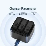 For DJI Osmo Action 4 / 3 AMagisn Battery Charger Seat - Image 5