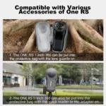 For Insta360 ONE RS 1-inch 360 aMagisn Panoramic Body Bag Sports Camera Accessories - Image 7