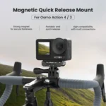 For DJI Osmo 360 / Action 5 Pro / Action 4 / Action 3 aMagisn Magnetic Fast Disassembly Motion Camera Accessories - Image 11