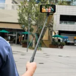 aMagisn 70cm Invisible Straight Pull Selfie Stick Sports Camera Accessories - Image 2