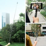 aMagisn 70cm Invisible Straight Pull Selfie Stick Sports Camera Accessories - Image 8