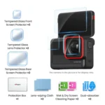 For Insta360 ACE aMagisn Tempered Film Protective Stickers Sports Camera Accessories - Image 10