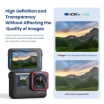 For Insta360 ACE aMagisn Tempered Film Protective Stickers Sports Camera Accessories - Image 8