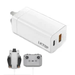 For DJI Mavic Series LKTOP 65W GaN Charger AC Adapter with USB-C and USB-A Port