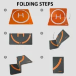 Drone Universal Landing Pad Double-sided Waterproof Foldable RC Aircraft Launch Mat - Image 6