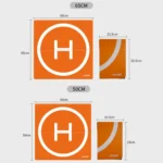 Drone Universal Landing Pad Double-sided Waterproof Foldable RC Aircraft Launch Mat - Image 8