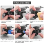 For DJI Mini 4 Pro Sensor / Lens Tempered Film Anti-scratch Protector - Image 5