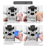 For DJI Mini 4 Pro Sensor / Lens Tempered Film Anti-scratch Protector - Image 6