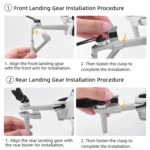 For DJI Mini 4 Pro Drone BRDRC Landing Gear Increased Height Leg - Image 10