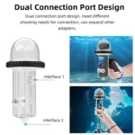 For DJI Osmo Pocket 3 BRDRC 40m Depth Waterproof Case Diving Housing Cover - Image 5