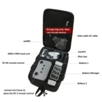 For DJI Mini 4 Pro BKANO Storage Bag Shoulder Bag Messenger Bag Suitcase - Image 5