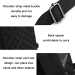 For DJI Mini 4 Pro Drone Chest Bag Backpack Crossbody Bag Storage Box - Image 7