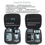 For DJI Mini 4 Pro Drone Storage Bag Box Shoulder Bag Suitcase - Image 4