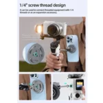 Magnetic Phone Holder with 1/4 Inch Hole for Tripod Magic Arm - Image 6