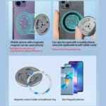 Magnetic Phone Holder with 1/4 Inch Hole for Tripod Magic Arm - Image 8