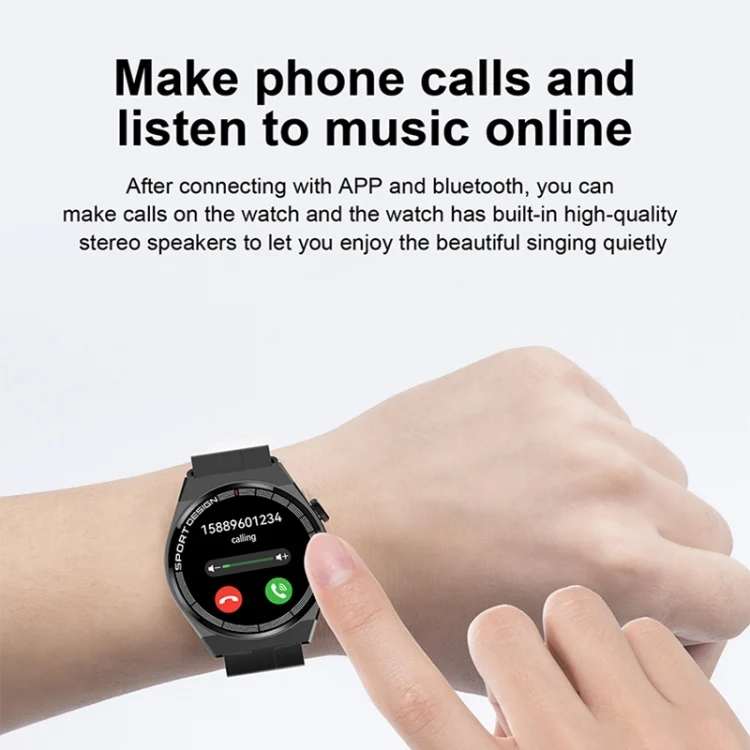 TBD06046059_B4.webp GT3Pro 1.28-Inch Health Monitoring Bluetooth Call Smart Watch With NFC - Image 5