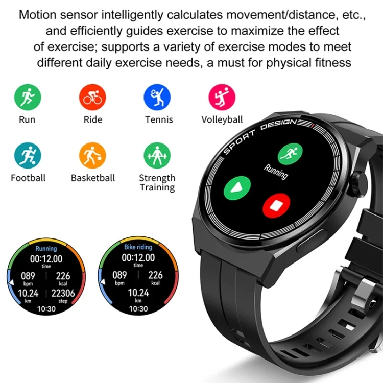 TBD06046059_B9.webp GT3Pro 1.28-Inch Health Monitoring Bluetooth Call Smart Watch With NFC - Image 10