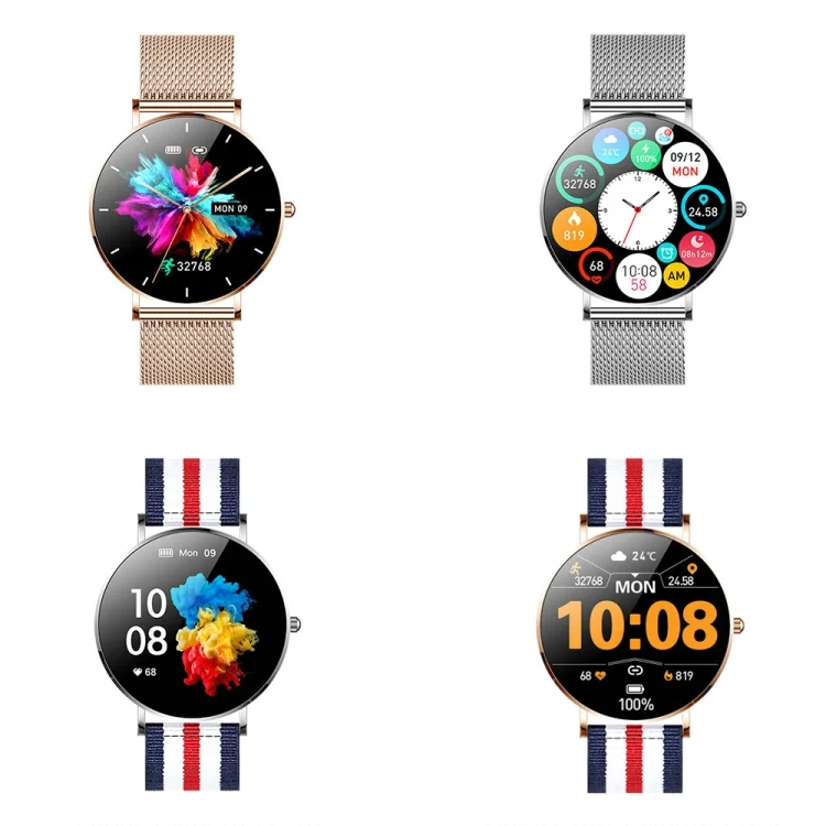 TBD06046551_B1.webp T8 1.3-inch Heart Rate/Blood Pressure/Blood Oxygen Monitoring Bluetooth Smart Watch - Image 2