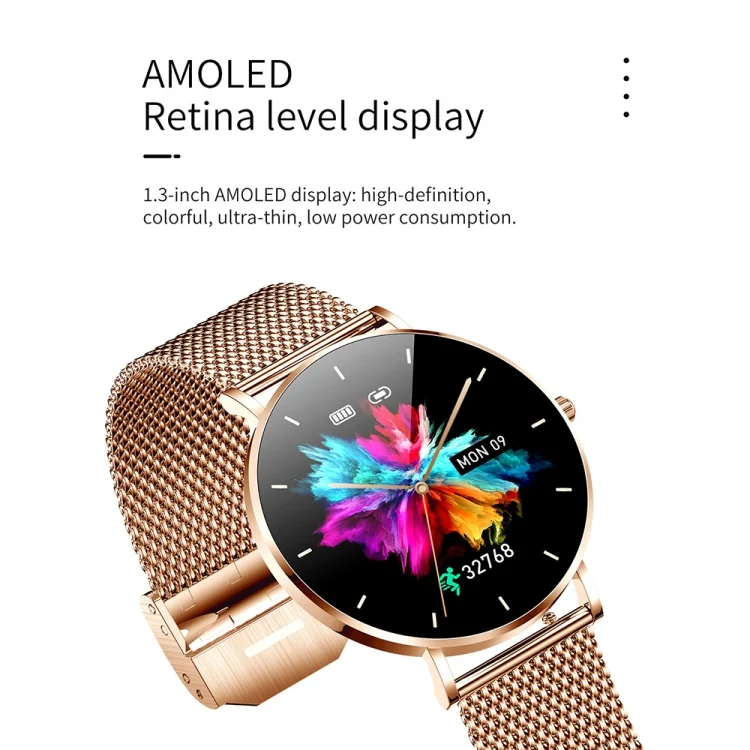 TBD06046551_B2.webp T8 1.3-inch Heart Rate/Blood Pressure/Blood Oxygen Monitoring Bluetooth Smart Watch - Image 3
