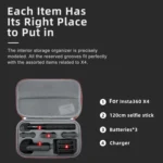 For Insta360 X5 / X4 aMagisn Medium Storage Bag Clutch Bag Protective Case - Image 4