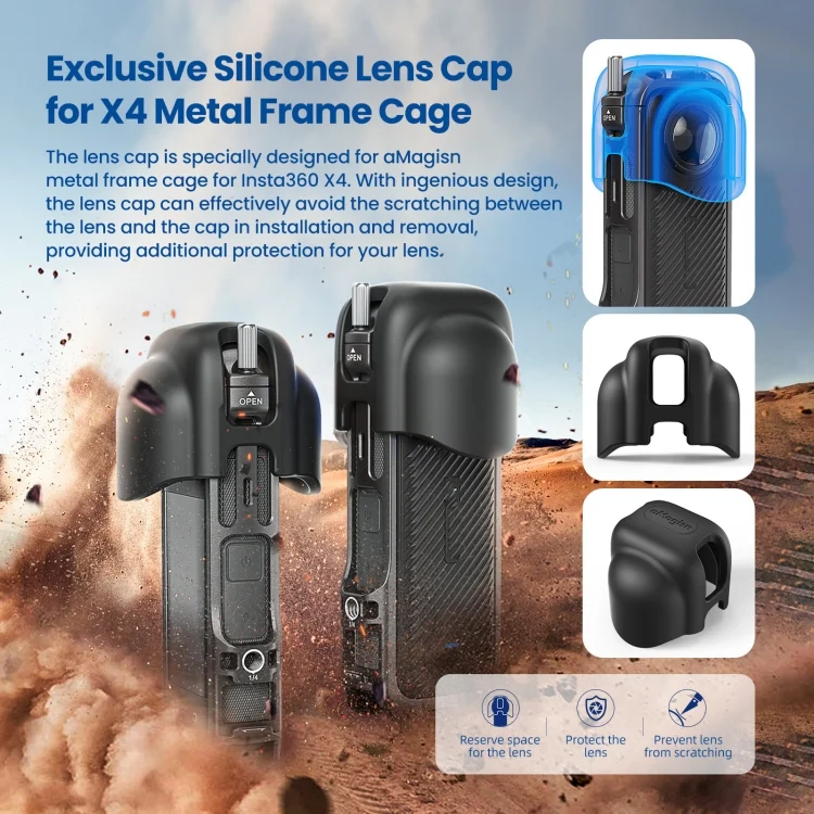 TBD06047193_3.webp For Insta360 X4 aMagisn Metal Protective Housing Frame Quick Release Version - Image 4