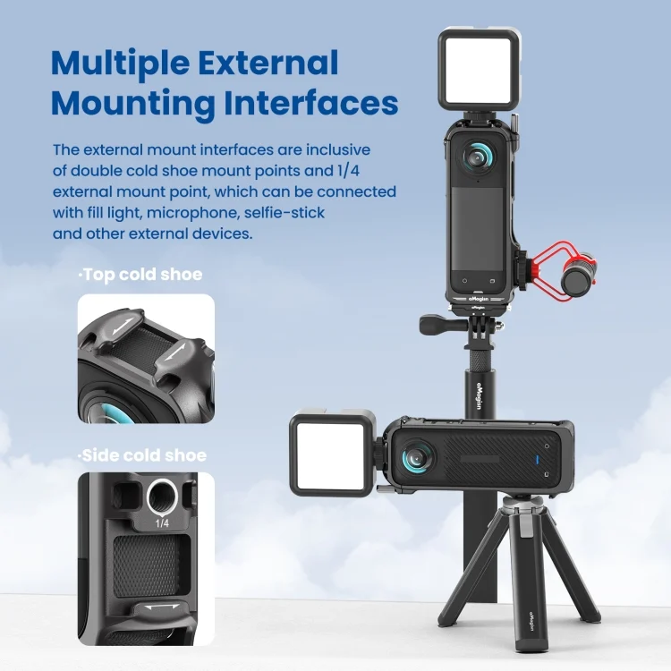 TBD06047193_6.webp For Insta360 X4 aMagisn Metal Protective Housing Frame Quick Release Version - Image 7