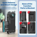 For Insta360 X4 aMagisn Metal Protective Housing Frame Quick Release Version - Image 8