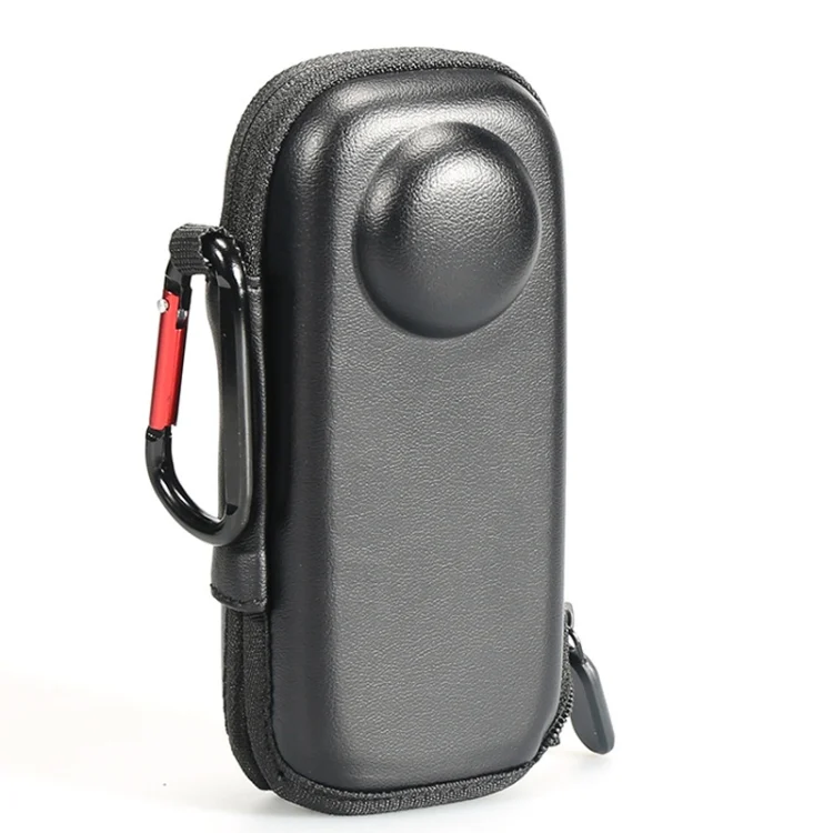 TBD06047209_B1.webp For Insta360 X4 Mini Storage Case PU Bag Sport Camera Protector With Hook - Image 2