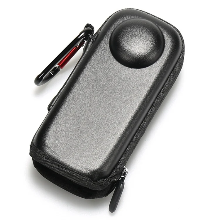 TBD06047209_B2.webp For Insta360 X4 Mini Storage Case PU Bag Sport Camera Protector With Hook - Image 3