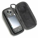 For Insta360 X4 Mini Storage Case PU Bag Sport Camera Protector With Hook - Image 4