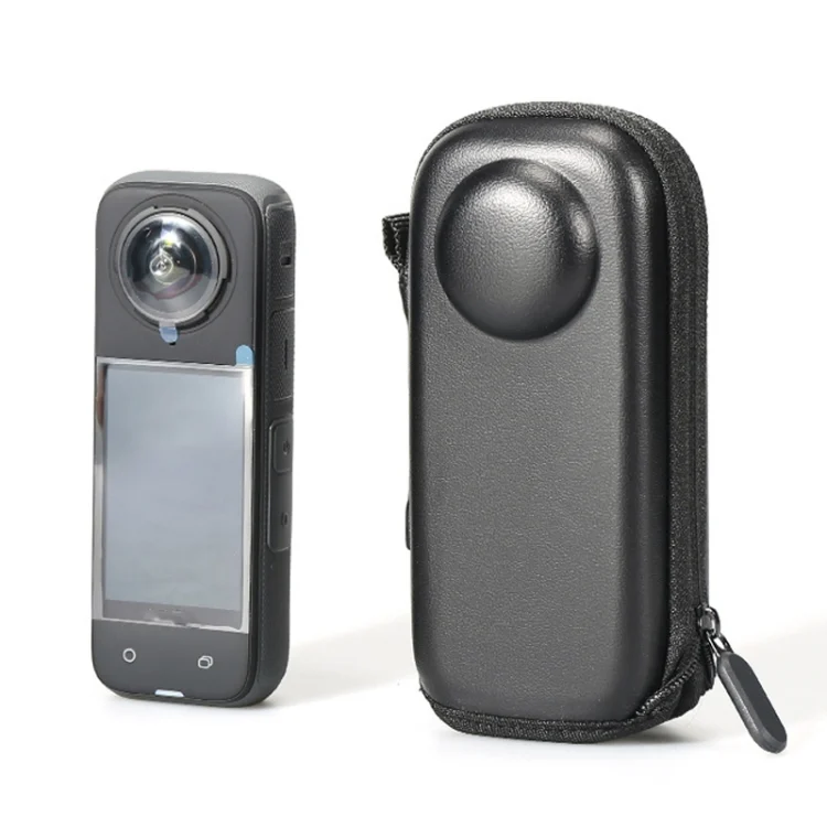 TBD06047209_B5.webp For Insta360 X4 Mini Storage Case PU Bag Sport Camera Protector With Hook - Image 6