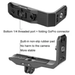 For Insta360 X4 / X3 Hepail Horizontal And Vertical Shooting Quick Release Metal Magnetic Bracket - Image 4