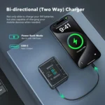 For Insta360 X4 CYNOVA Two-Way Charging Butler Screen Display Smart Charging Box - Image 3