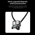 Magnetic Hanging Neck Holder For Mobile Phones/Action Cameras - Image 4