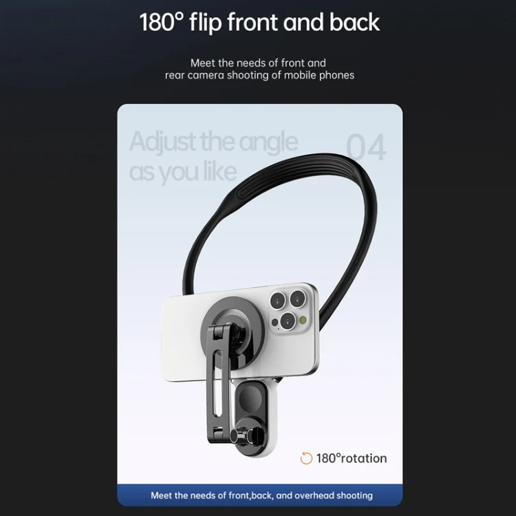 TBD06047345_B6.webp Magnetic Hanging Neck Holder For Mobile Phones/Action Cameras - Image 7