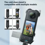 For Insta360 X4 / X3 / One X2 CYNOVA Cold Shoe Expansion RODE Wireless GO Microphone - Image 4
