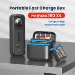 For Insta360 X4 AMagisn Battery Fast Charge Charging Box Sports Camera Accessories - Image 2