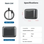 For Insta360 X4 AMagisn Battery Fast Charge Charging Box Sports Camera Accessories - Image 3