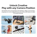 aMagisn AM10 Flexible Stand Octopus Sports Camera Cycling Vlog Accessories - Image 9